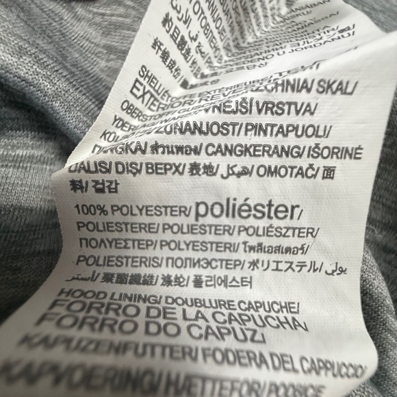 Under Armour UA Storm Hooded Sweatshirt, Logo, Heather Gray, Athletic, YSM Girls - Picture 14 of 14